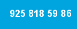925 818 59 86 925 818 59 86